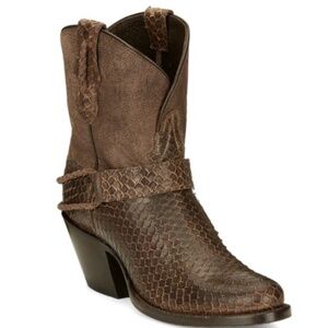 Tony Lama Bernadette Espresso Western Cowboy Boots / Cowgirl Boots